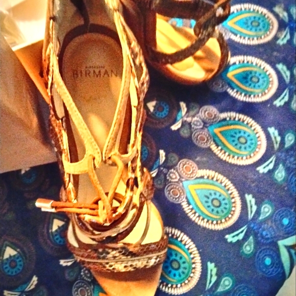 Authentic Alexander Birman Python Skin Heels - Picture 6 of 10